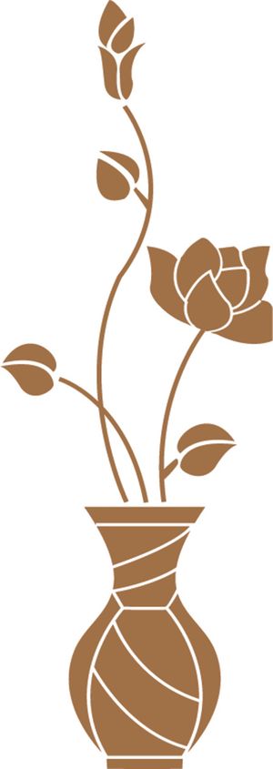 矢量花瓶3d花瓶 