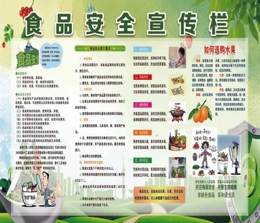 食品宣传栏 食品安全 食品安全知识