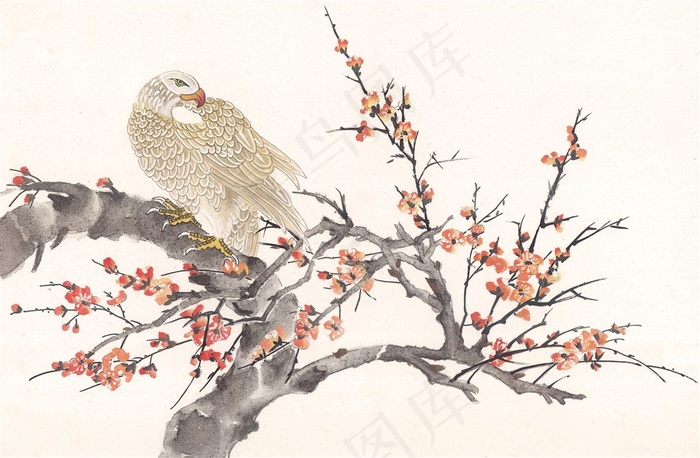 国画吉祥鸟国画图片jpg素材