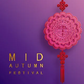 设计中秋节背景风景