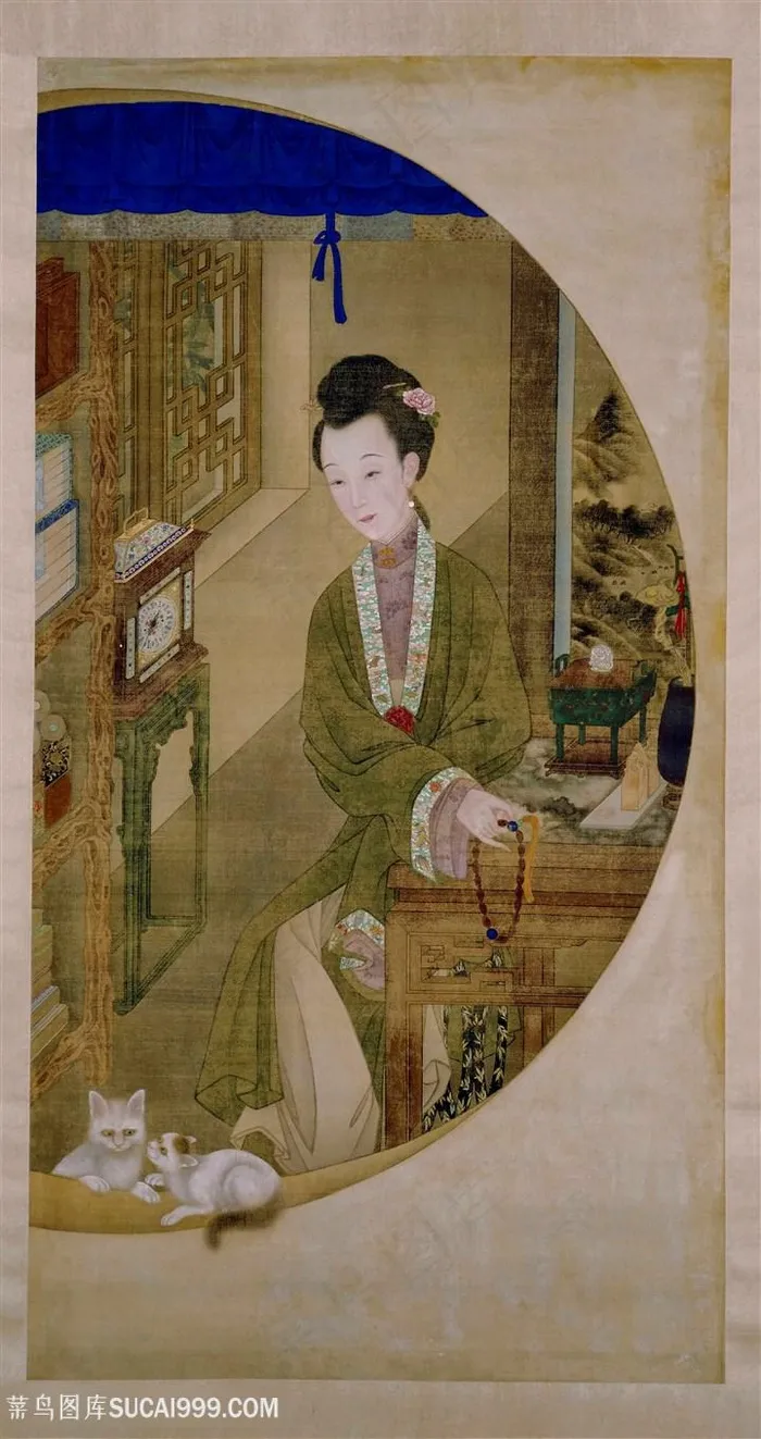 复古美女时尚装饰画