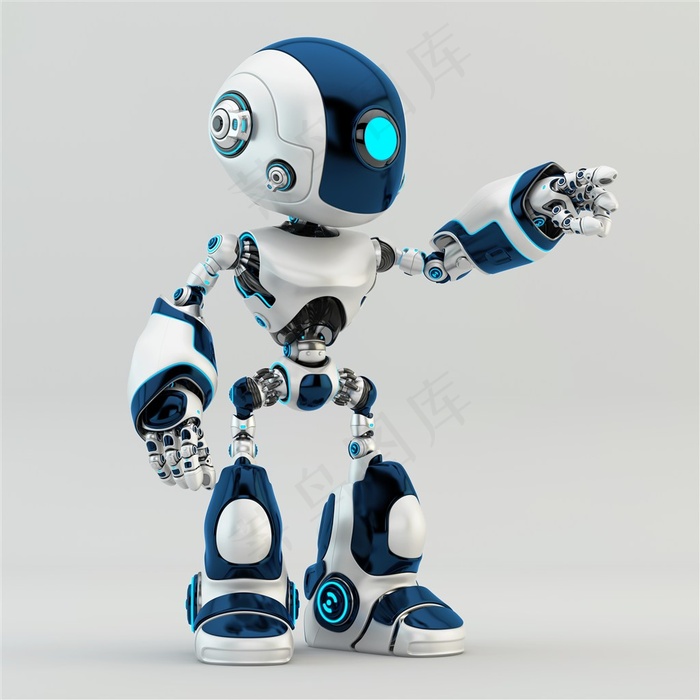 人工智能机器人3D渲染高清图片