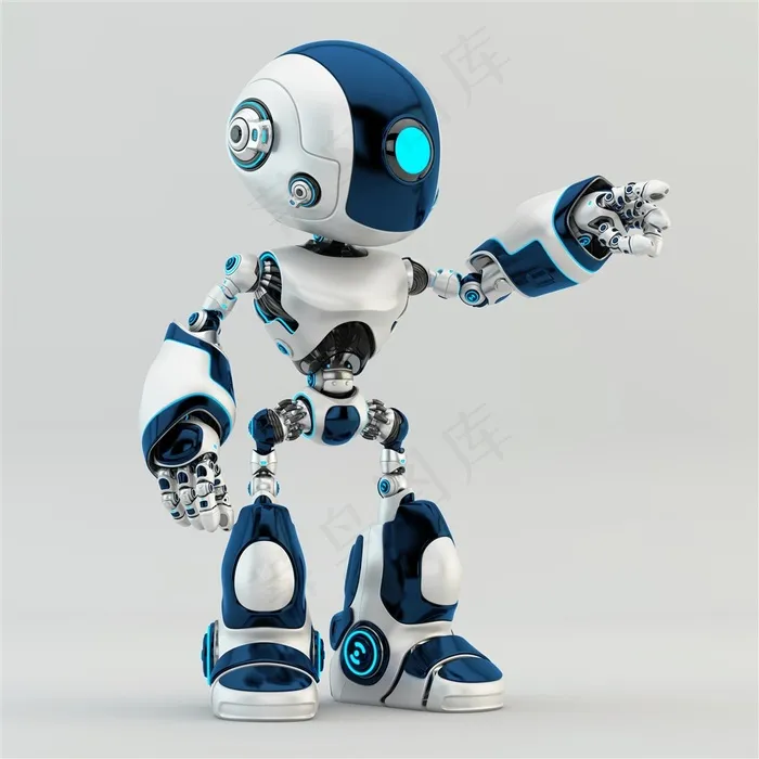 人工智能机器人3D渲染高清图片