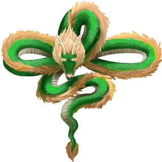 手绘山海经上古神兽夫诸凤凰麒麟青龙白虎朱雀玄武插画PSD素材