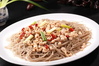 肉沫炒粉条 (2)