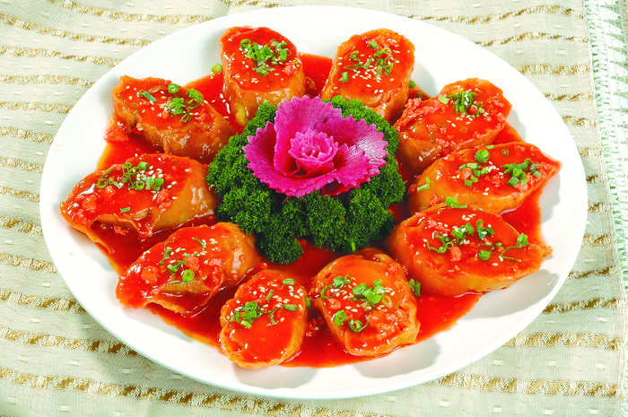 泰汁肉松酿茄子 28份