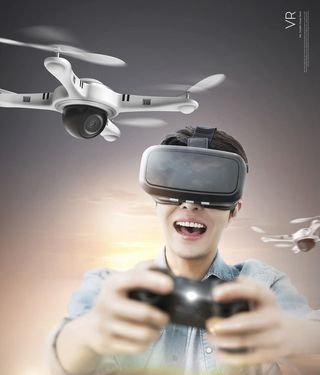 虚拟体检星球太空VR海报