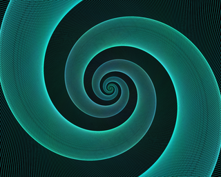 螺旋, 分形, 墙纸, 装饰, 细绳, 生成