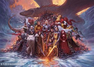 群体动漫人物绘画图片