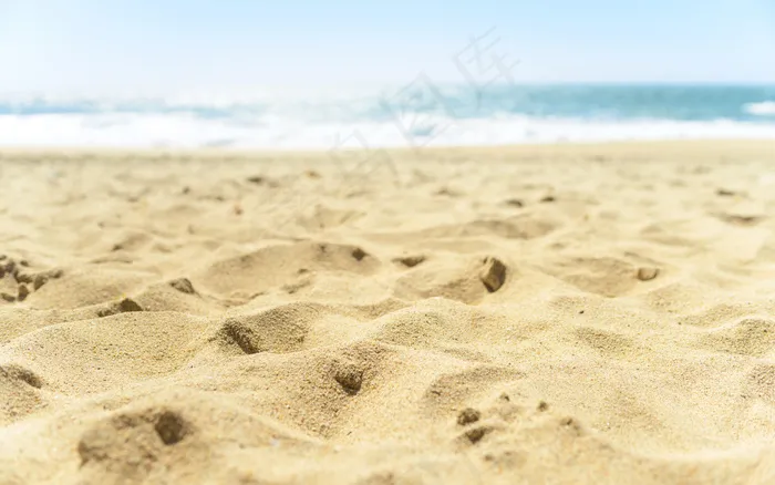 夏天夏日海滩沙滩阳光海浪