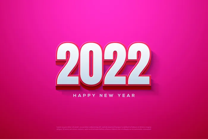 2022创意艺术字体新年虎年圣诞节数字立体质感文字AI矢量设计素材eps,ai矢量模版下载