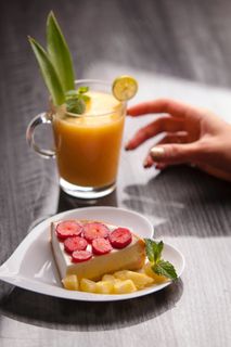 清爽夏日夏天饮品摄影照片