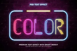 大气霓虹灯模板