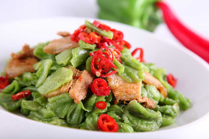 小炒青笋皮18元