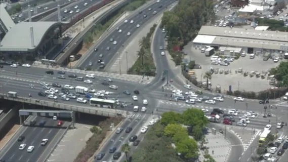 道路, 街道, 城市的, 混乱, 旅行, 运输, 高速公路