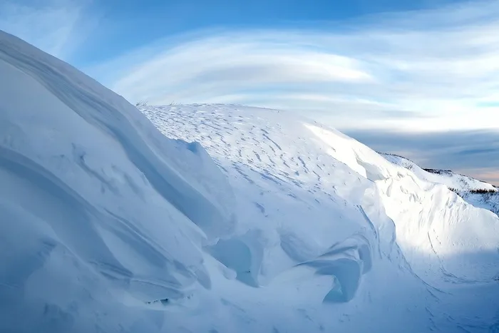 冬天白雪背景风景