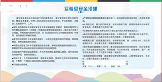 实验室安全须知校园制度制度牌