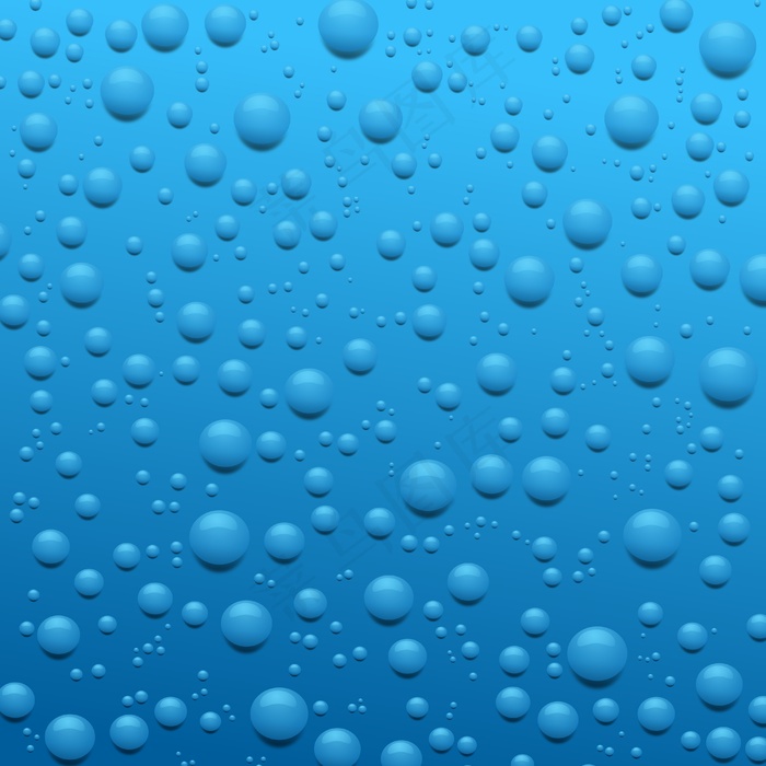蓝水滴背景图片
