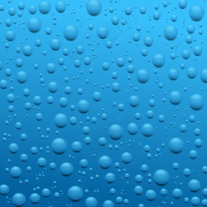 蓝水滴背景图片