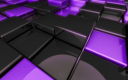 3D光滑立体方块背景高清图片