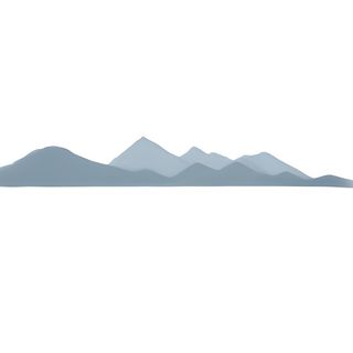 远处的山峰png免抠