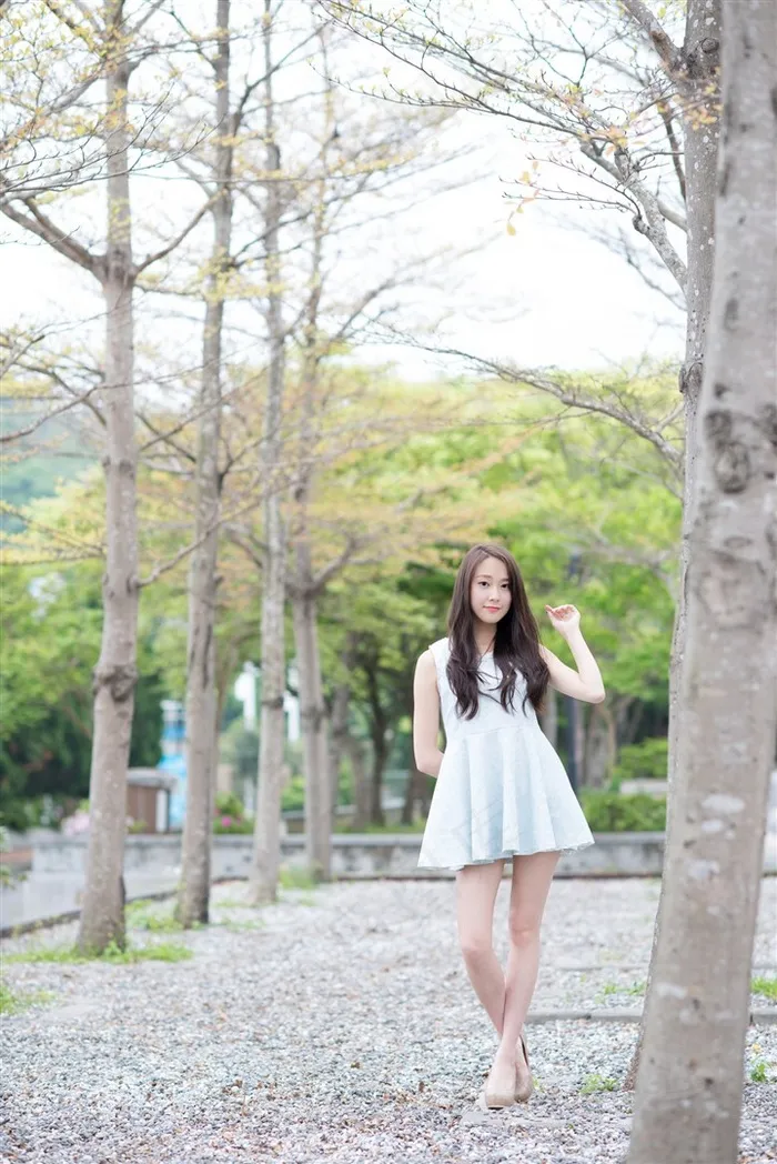 邻家女孩长发美女李妞妞高清摄影