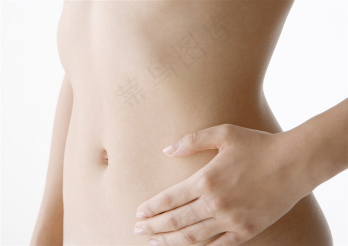 水嫩腹肌图片