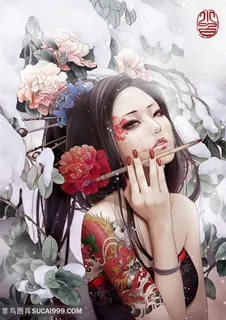 中国风美女插画