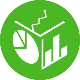 扇形折线绿色圆形卡通地球一小时