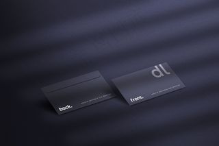 高端黑色名片VI样机