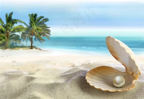 美丽的沙滩海滩景色图 美丽的沙滩海滩景色图