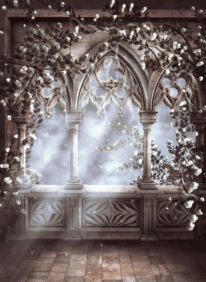 婚纱背景素材图片下载