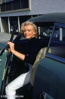 玛丽莲梦露汽车装饰画