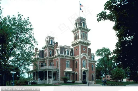 国外欧式建筑风格-房屋（大使馆）