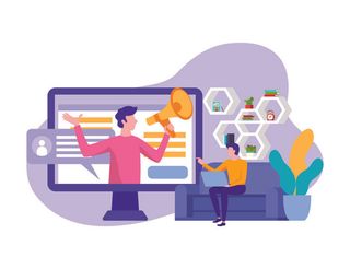 扁平化人物场景办公互联网等距ai矢量设计网页海报UI素材插画