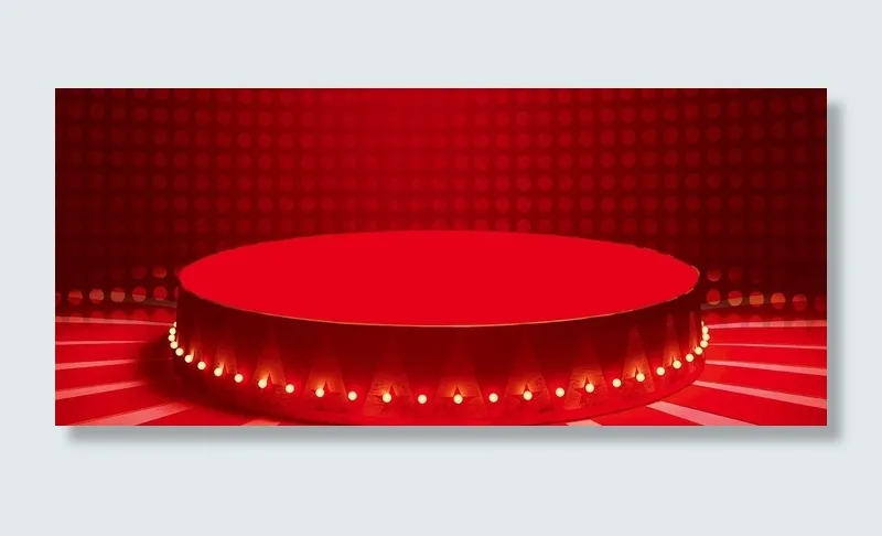 红色大气展板背景图片psd模版下载