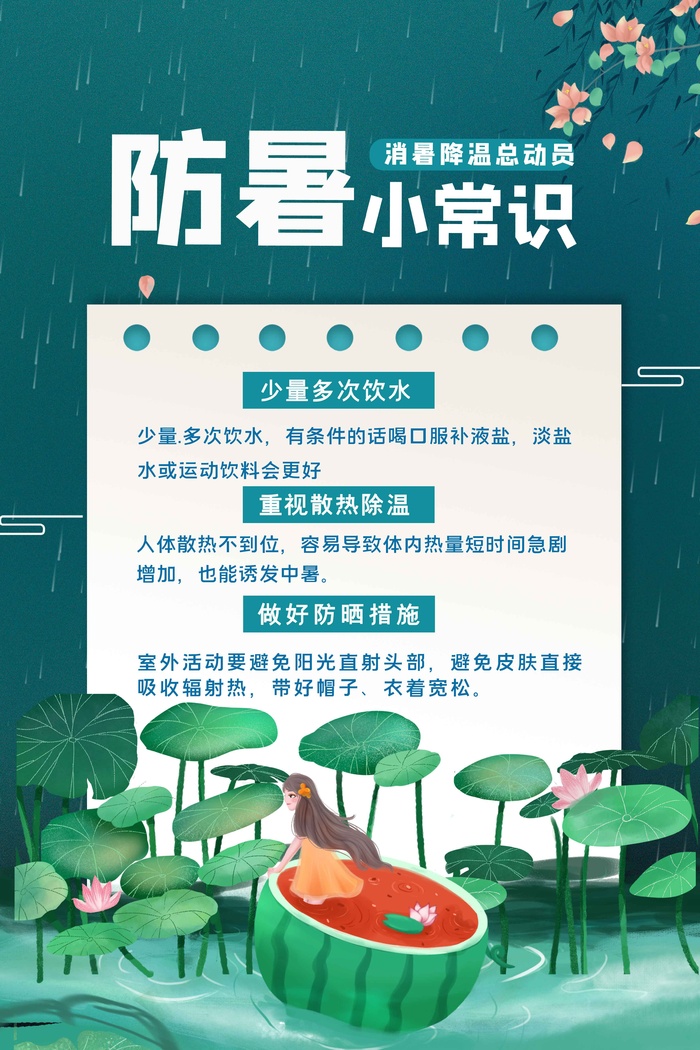 防暑知识 (6)psd模版下载