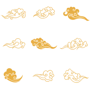 简约中国风祥云