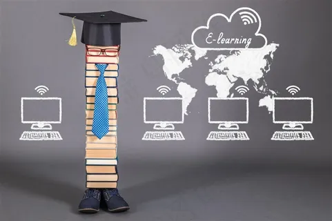 在线教学网络教育高清图片