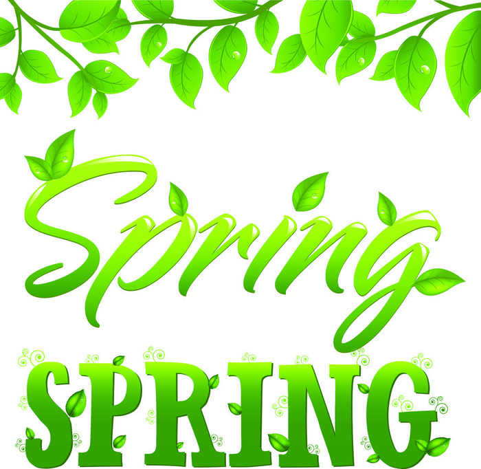 欢迎春天到花开风景