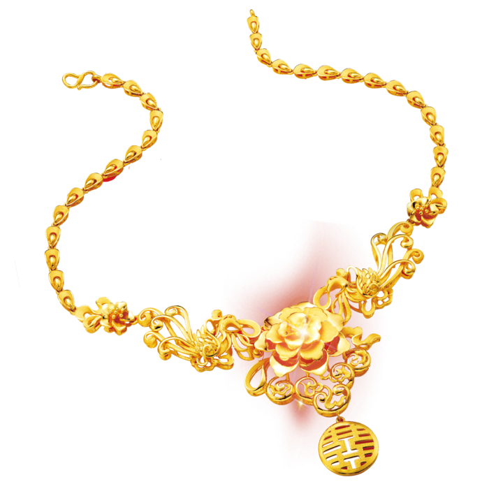 金项链、头饰