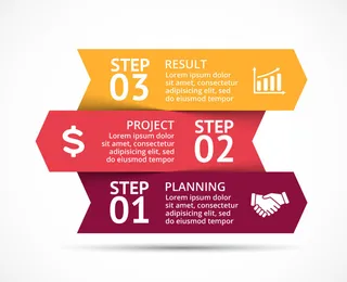 数据图表统计图形分析分类商务会议办公图标PSD模板素材