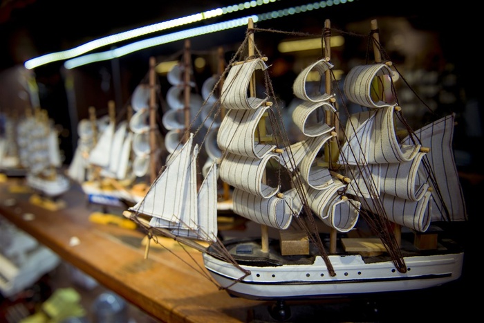 帆船的工艺品