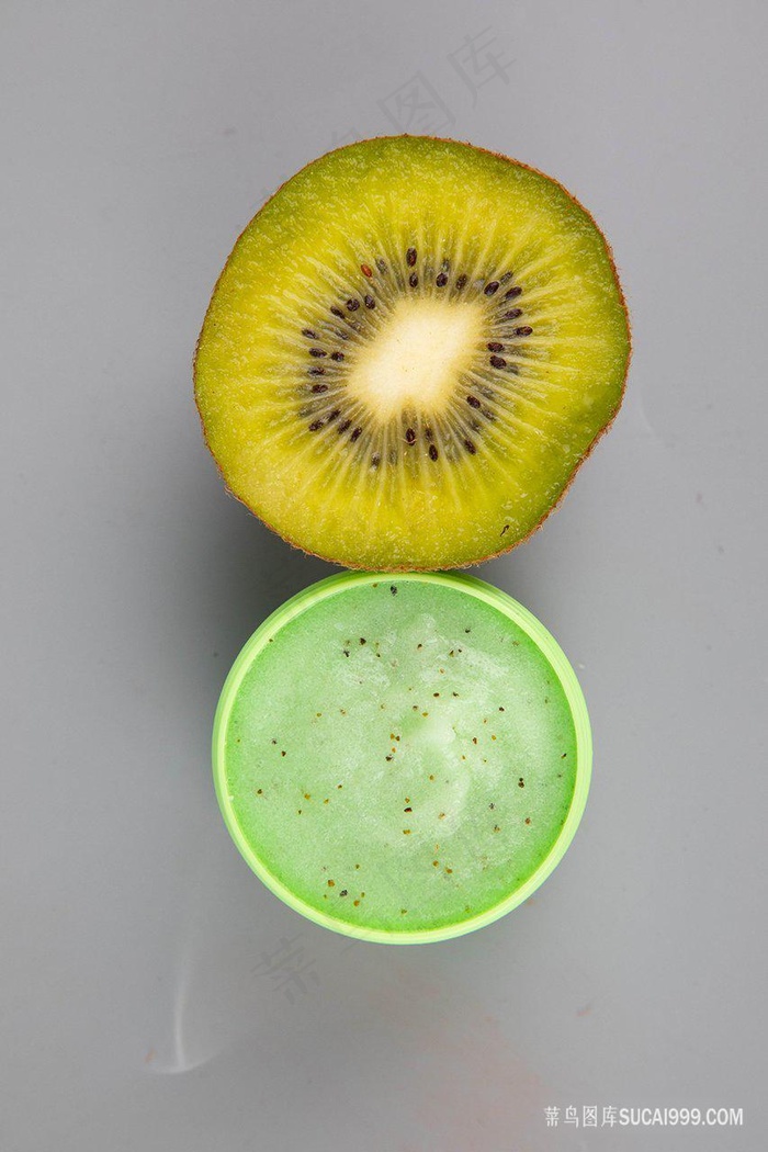 绿色奇异果磨砂膏实物