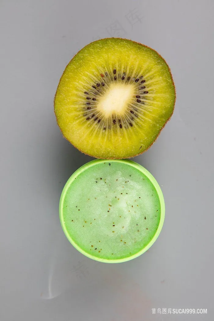 绿色奇异果磨砂膏实物