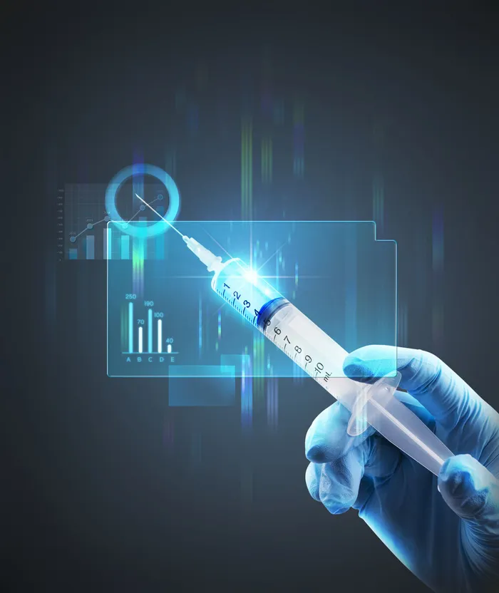 未来医学科技注射器背景psd模版下载