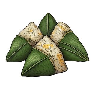粽子绿叶免抠