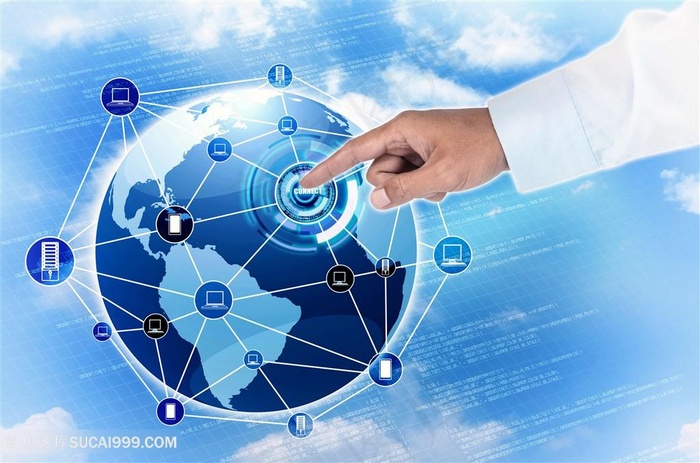 商务手托地球的人物高清图片