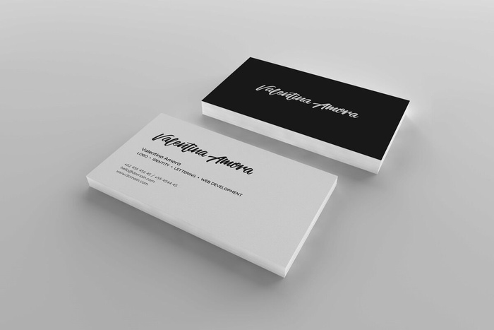 名片样机设计素材