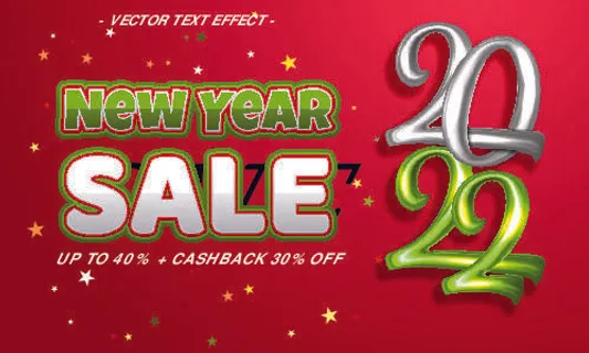 设计 2022 数字 新年 素材